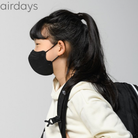 AirDays KF94 Bird-Beak Mask Medium Black 3